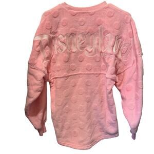 Disney Parks Pink Fuzzy Polka Dot Spirit Jersey Size XS